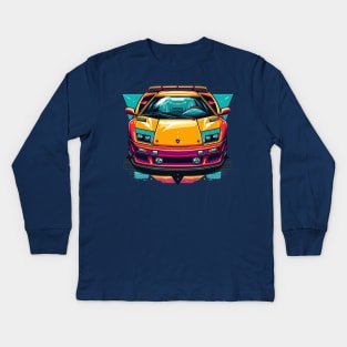 Lamborghini Diablo Kids Long Sleeve T-Shirt